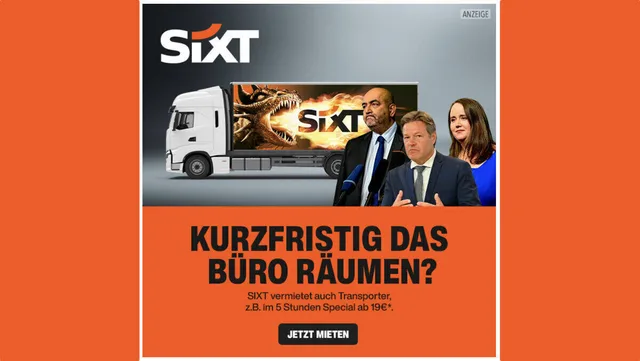 Abschied von der Grünenspitze: Sixt sagt Tschüß!