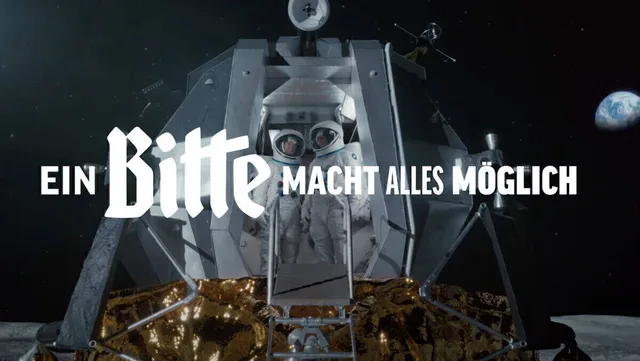 Auch auf dem Mond ein Zauberwort: "Bitte"