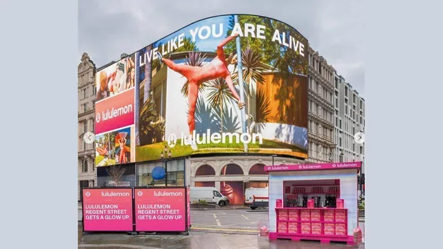 Nicht zu übersehen: der neue Shop von Lululemon
