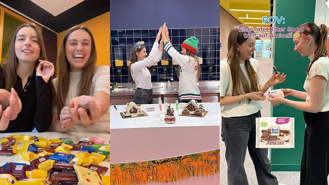 Tamara Popp und Charlotte Berkel spielten in ihren eigenen Videos mit. 