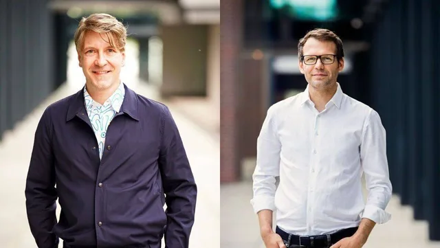 Frank Vogel (l.) und Martin Hoberg wünschen sich ein engeres Zusammenrücken im Markt und als Folge eine positive Mobilisierung der Wirtschaft.