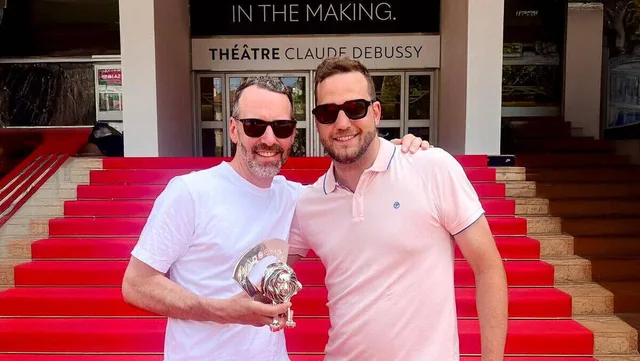 Philipp Weber und Roland Radschopf: Glückliche Löwen-Gewinner, Silber für Philharmonic Prints