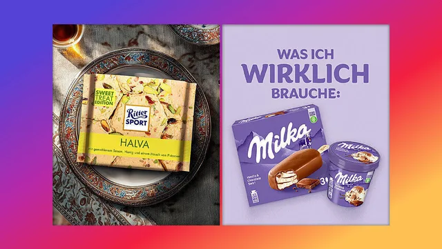 Ritter Sport und Milka