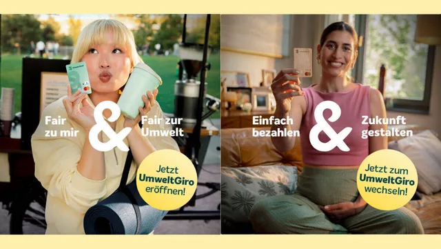 Die UmweltBank startet ein Girokonto.