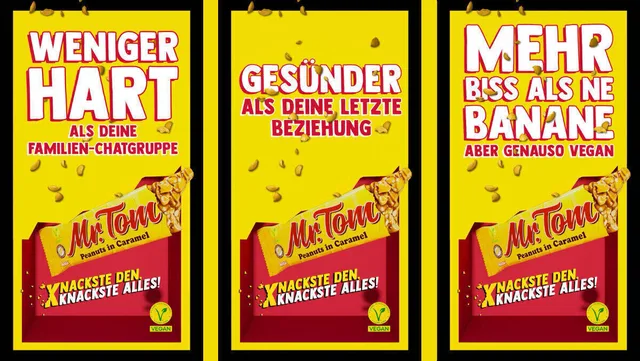 Mr. Tom trifft mit seiner OOH-Werbung den Nerv der Gen Z