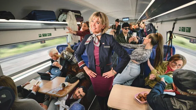 Anke Engelke bringt die Bahn zum Lachen – aber nicht alle Fahrgäste