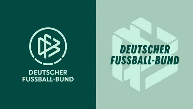 Das neue Logo des DFB setzt auf die Farbe grün in verschiedenen Tönen.