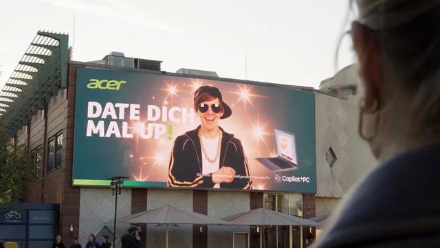 OOH-Werbung von Acer 