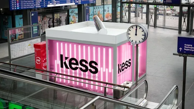Der Popup-Store ist bis Ende Mai am Hauptbahnhof Berlin.