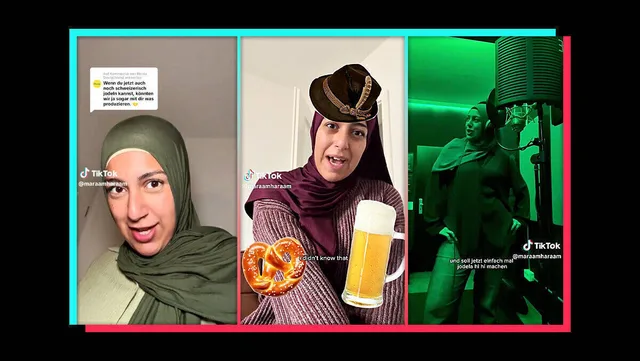Maraam Tarraf schafft das Jodeldiplom -  mit Hilfe von Ricola-Bonbons.