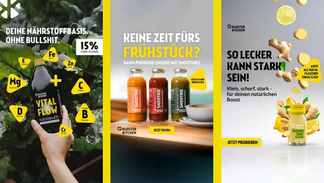 Teststrategie hebt Conversion Rate bei Kloster Kitchen