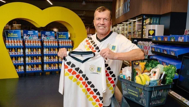 Auch Lothar Matthäus ist Teil der WM-Kampagne von Edeka.