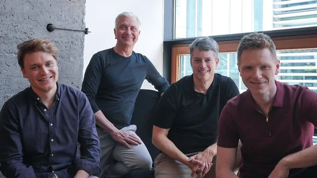 Victor Karpinski, Hermann Waterkamp, Dirk Bittermann und Christopher Voigt (v.l.n.r.)