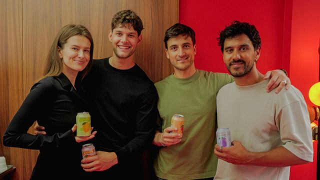 Melissa und Floria Dobric mit den Joony's Gründern