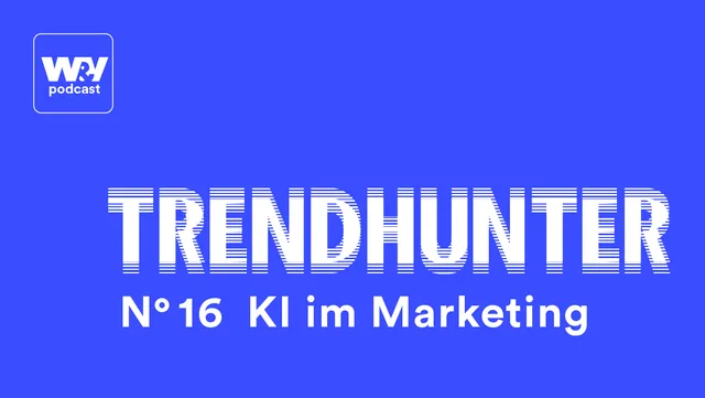 In der aktuellen Folge des W&V Trendhunters geht es um das Thema KI im Marketing.